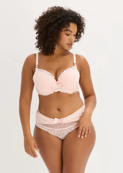 Reggiseno con coppe preformate e poliammide riciclata, bonprix