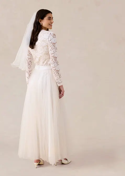 Gonna lunga in tulle delicato, bonprix