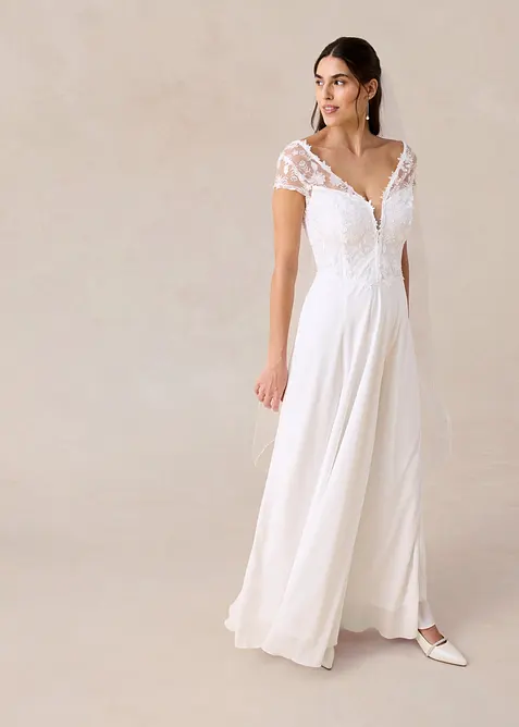 Abito da sposa con pizzo, bonprix