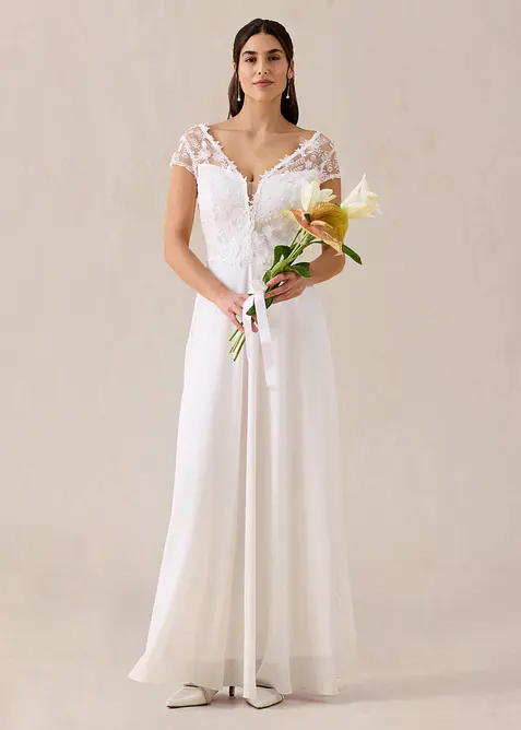 Abito da sposa con pizzo, bonprix