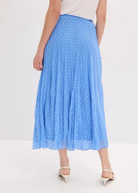 Gonna in chiffon con effetto stropicciato, bonprix