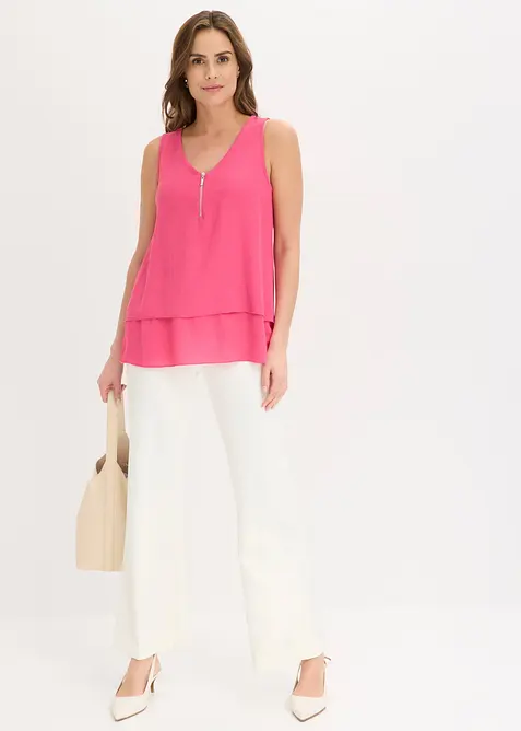 Top con zip, bonprix