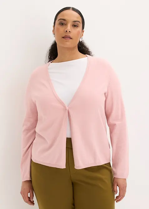 Cardigan semplice in filato fine, bonprix