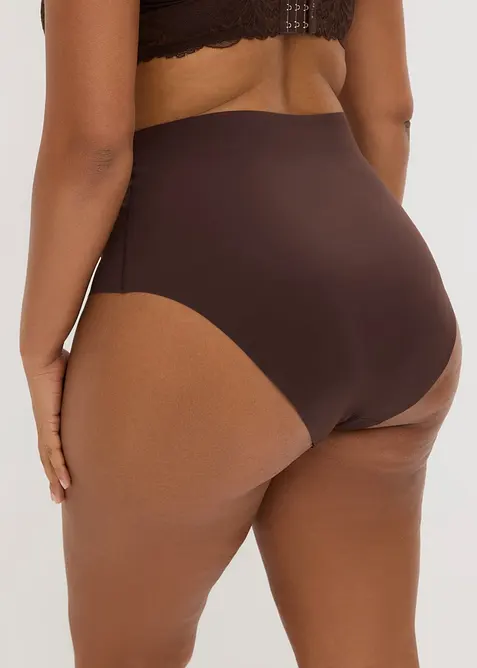 Slip senza cuciture con effetto modellante leggero (pacco da 2), bonprix