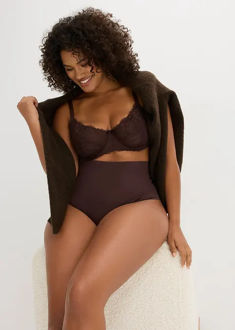 Slip senza cuciture con effetto modellante leggero (pacco da 2), bonprix
