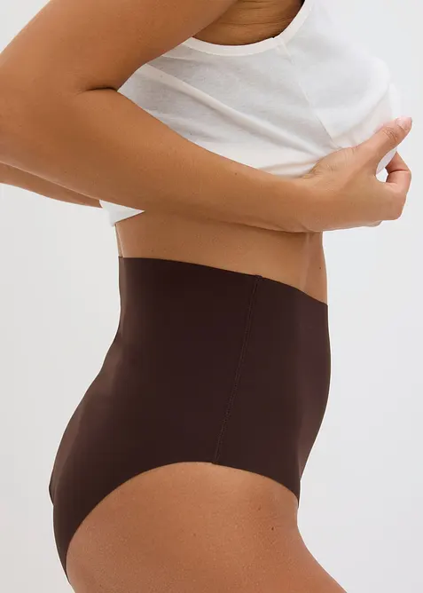 Slip senza cuciture con effetto modellante leggero (pacco da 2), bonprix