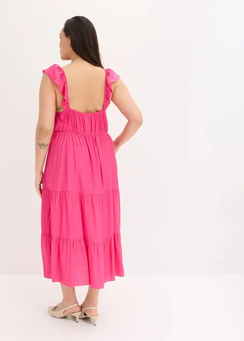 Abito con spalline in misto viscosa fine, bonprix