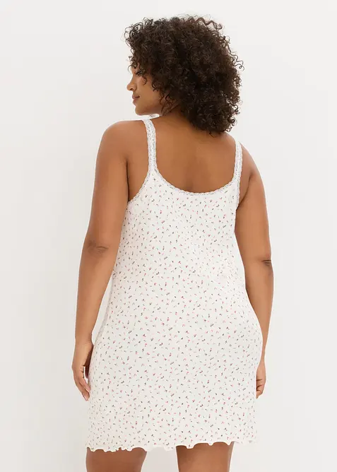 Camicia da notte a coste, bonprix