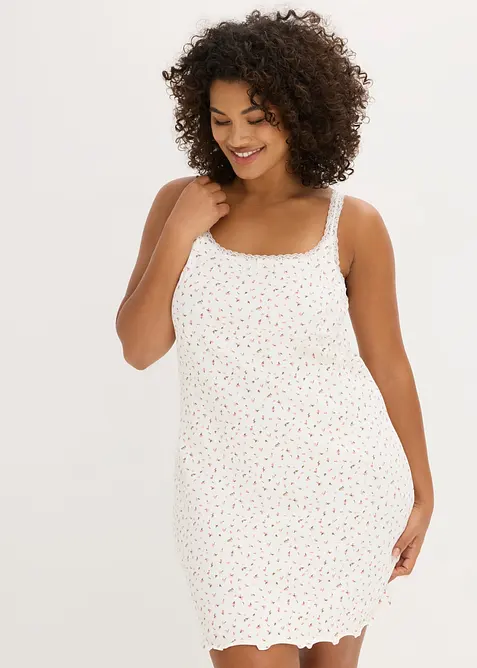 Camicia da notte a coste, bonprix