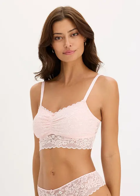 Reggiseno bustier con fodera in cotone morbido, bonprix