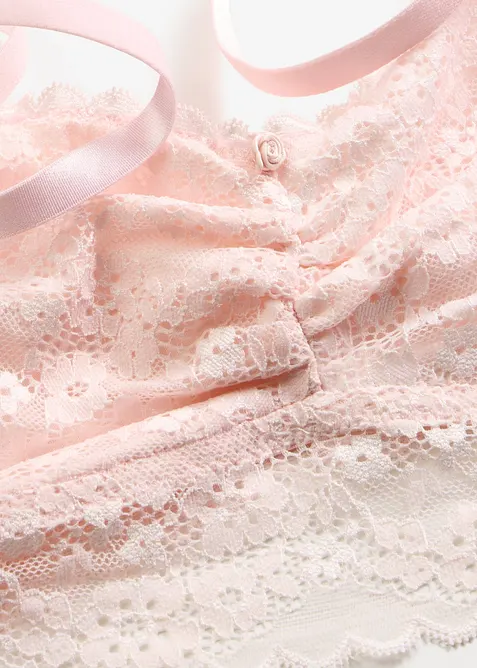 Reggiseno bustier con fodera in cotone morbido, bonprix