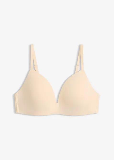 Reggiseno con coppe preformate prive di cuciture e senza ferretto, bonprix