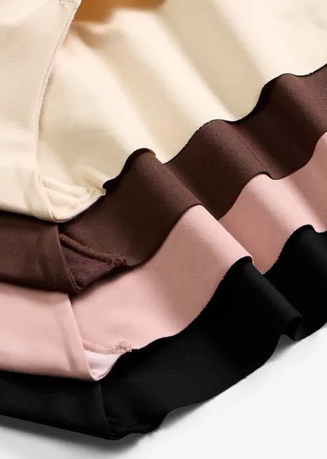 Culotte a vita alta che non segnano in microfibra (pacco da 4), bonprix