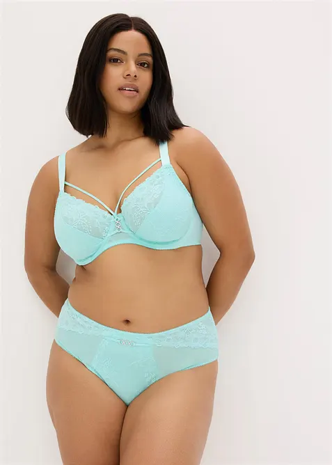 Reggiseno con ferretto e strap decorative rimovibili, bonprix