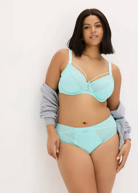 Slip alto con pizzo delicato, bonprix