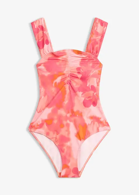 Costume intero a fascia con spalline larghe, bonprix