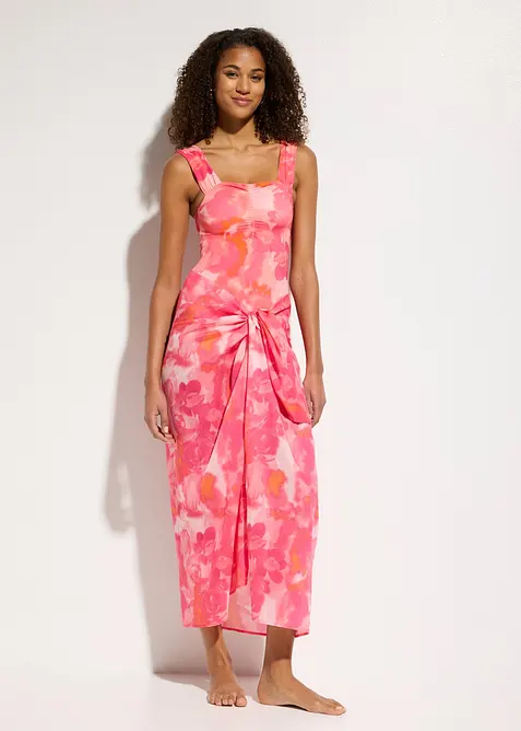 Costume intero a fascia con spalline larghe, bonprix