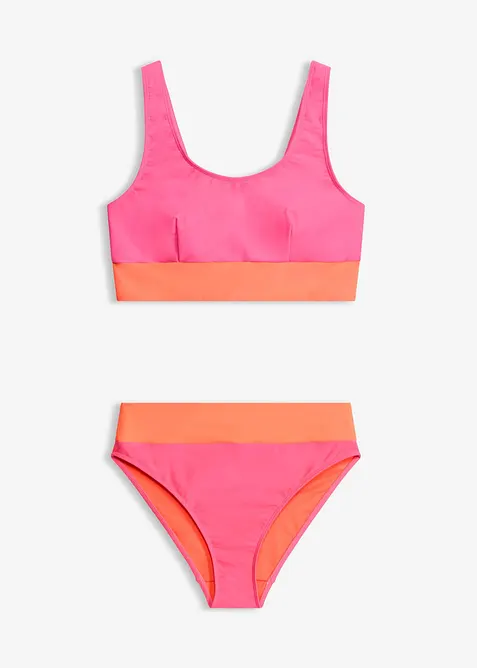 Bikini a bustier coprente (set 2 pezzi), bonprix