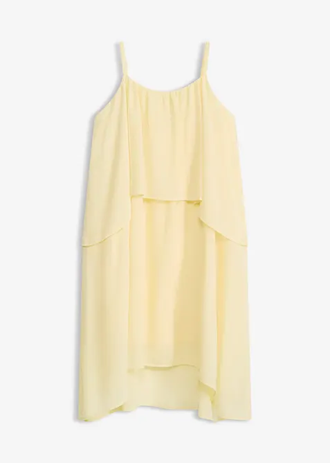 Abito asimmetrico in chiffon, bonprix