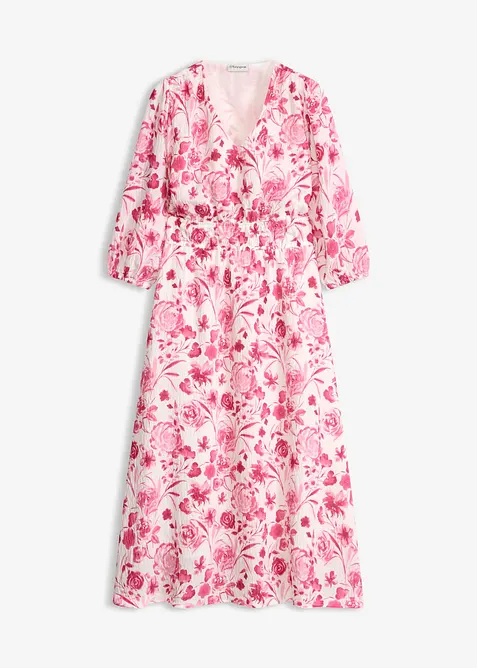 Abito midi in misto viscosa, bonprix