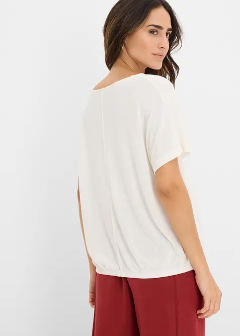 T-shirt effetto maglia, bonprix