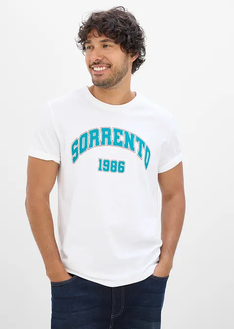 T-shirt in puro cotone, bonprix