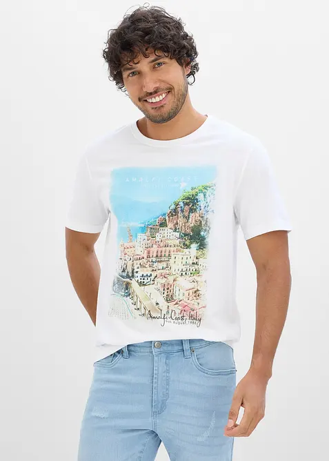 T-shirt in puro cotone biologico, bonprix