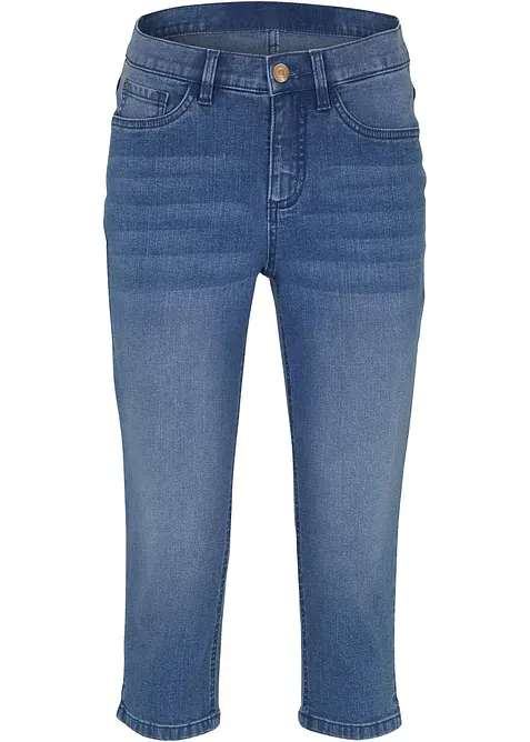 Jeans capri elasticizzati, bonprix