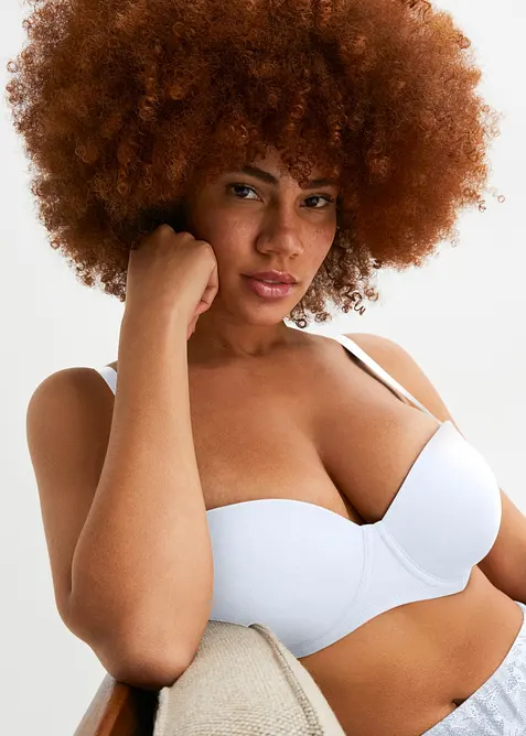 Reggiseno multiway con ferretto e cotone biologico (pacco da 2), bonprix