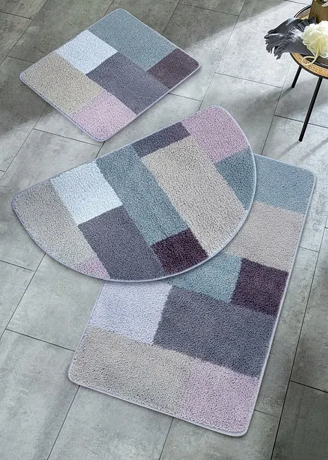 Tappeto da bagno in lavorazione tufting dai colori pastello, bonprix