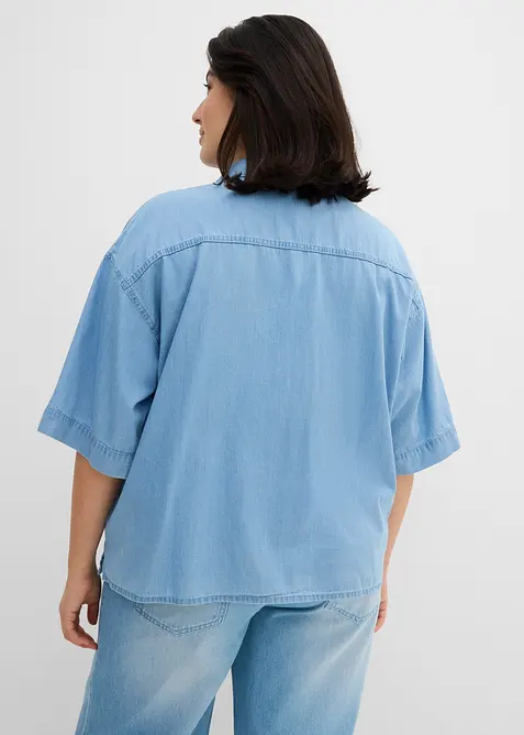 Tunica in jeans di cotone biologico, bonprix