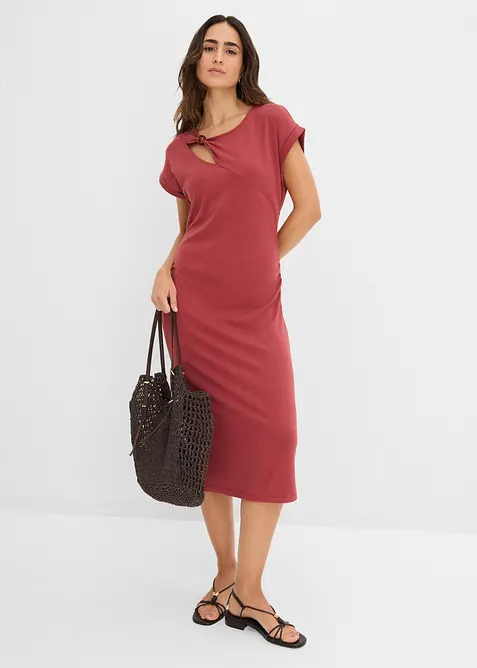 Abito in jersey punto di Roma, bonprix