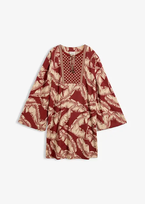 Abito tunica in misto viscosa fluido, bonprix