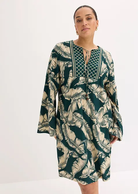 Abito tunica in misto viscosa fluido, bonprix