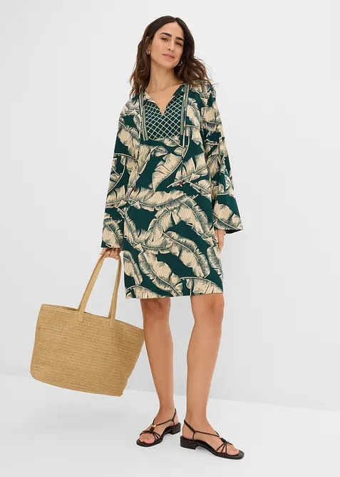 Abito tunica in misto viscosa fluido, bonprix