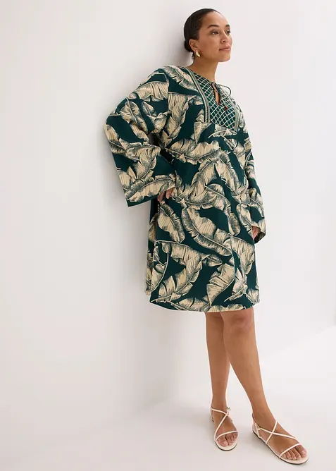 Abito tunica in misto viscosa fluido, bonprix