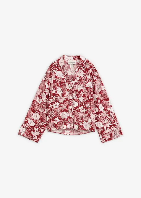 Blusa in stile resort in misto viscosa, bonprix