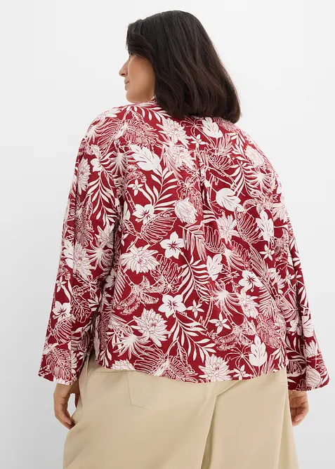 Blusa in stile resort in misto viscosa, bonprix