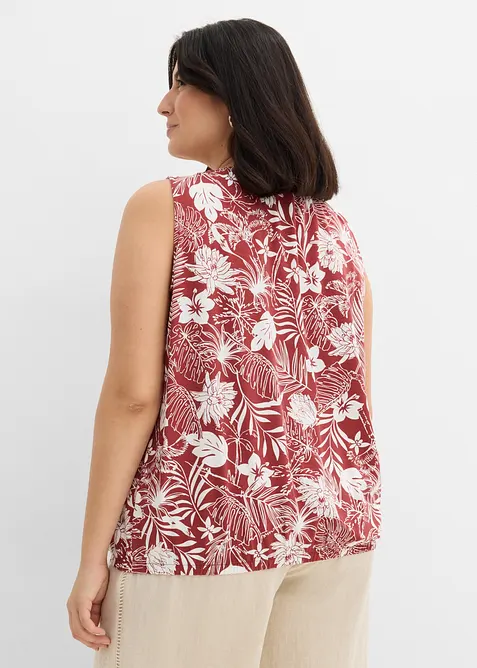 Top in jersey di misto viscosa, bonprix