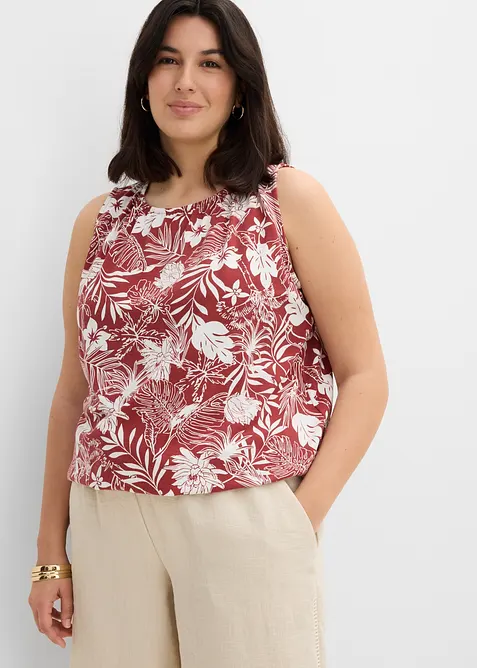 Top in jersey di misto viscosa, bonprix