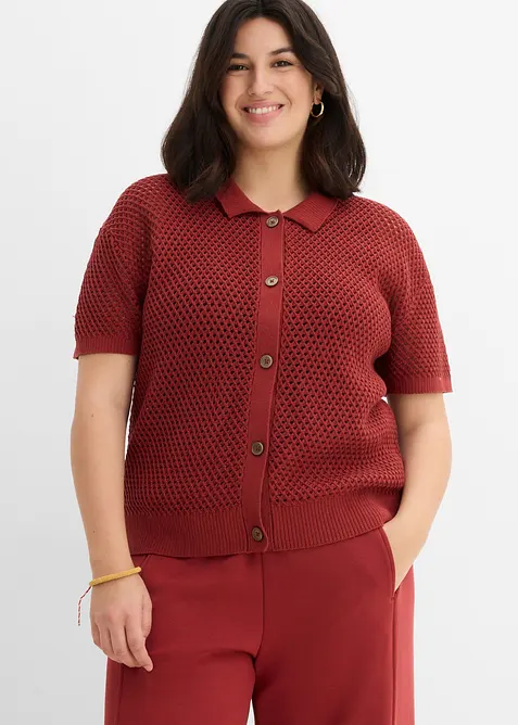 Cardigan traforato, bonprix