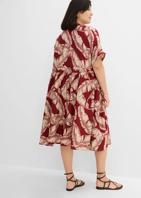 Caftano midi in viscosa fluente, bonprix