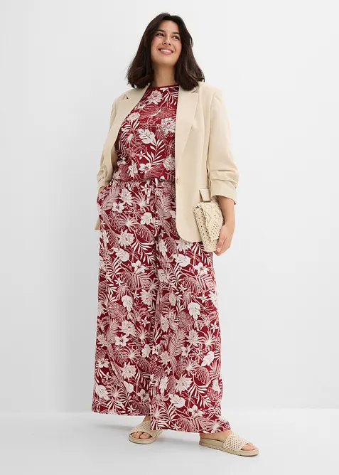 Pantaloni larghi in misto viscosa, bonprix