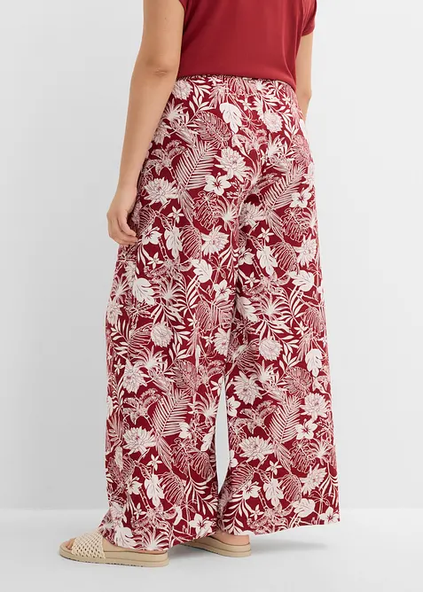 Pantaloni larghi in misto viscosa, bonprix