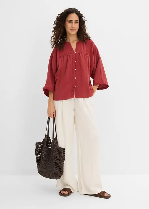 Camicetta in misto viscosa, bonprix