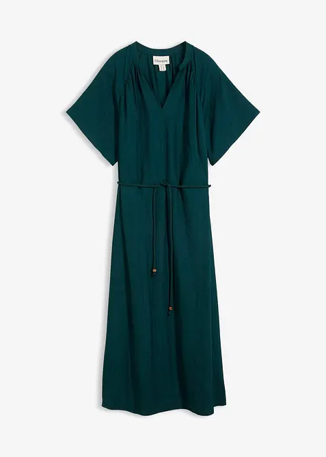 Abito midi in misto viscosa morbido, bonprix