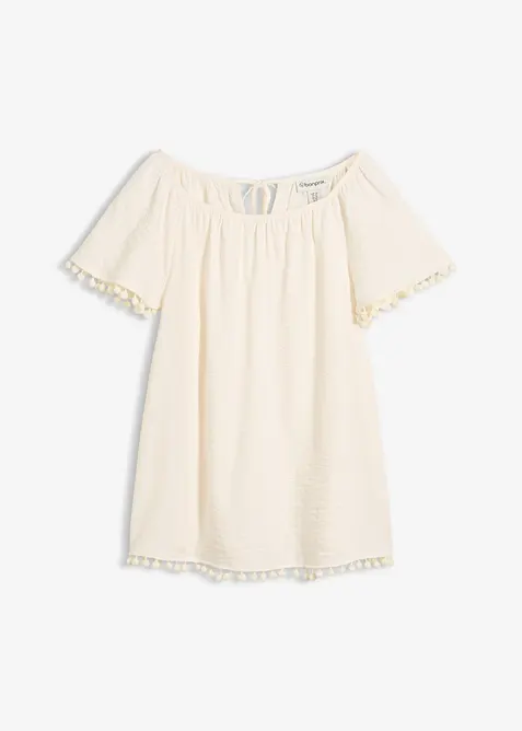 Blusa in misto viscosa morbido, bonprix