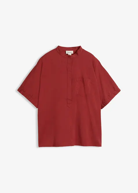 Blusa a maniche corte con spalle scese, bonprix