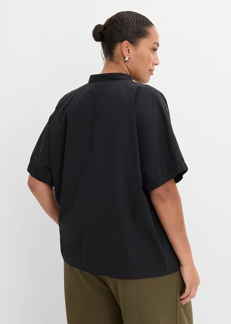 Blusa a maniche corte con spalle scese, bonprix