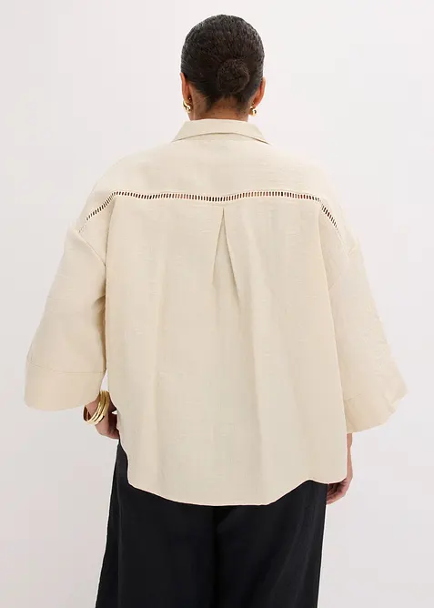 Camicia in misto viscosa, bonprix